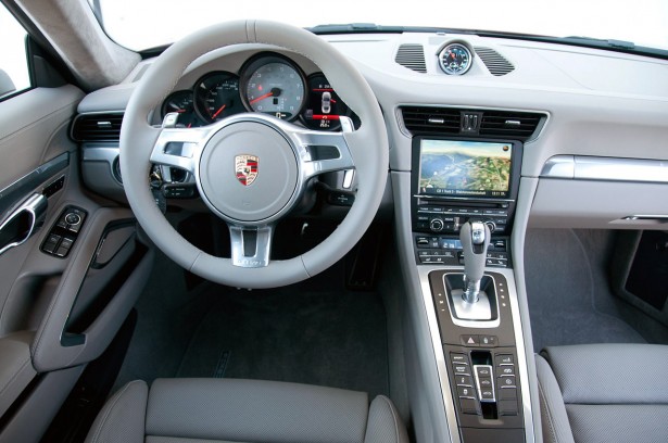 Slip into the gorgeous racing seats, and the familiar five circular instrument cluster with the rev counter in the middle meets the eye.